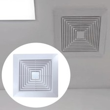 Bathroom Exhaust Fan Grille Square Air Diffuser Replacement Ventilation Hood Air
