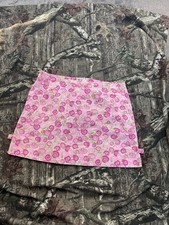 Women's Lilly Pulitzer Wrap Reversible SNAILS Skirt Size 8 Vintage H68