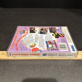 Clockwork Knight 1 (Sega Saturn, 1995) NO Disc - Case With Manual And Reg Card