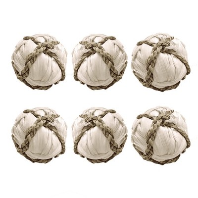SunGrow Assorted Rabbit & Cat Chew Balls, Teething Activity Toy for White 
