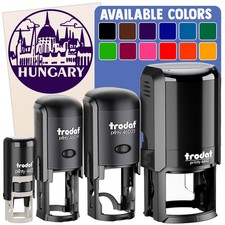 Hungary Budapest Parliament Building Self-Inking Rubber Stamp Crafting Planners