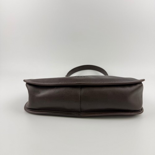 Prada Women's Brown Leather Shoulder Bag Used Good From Japan - Picture 6 of 16