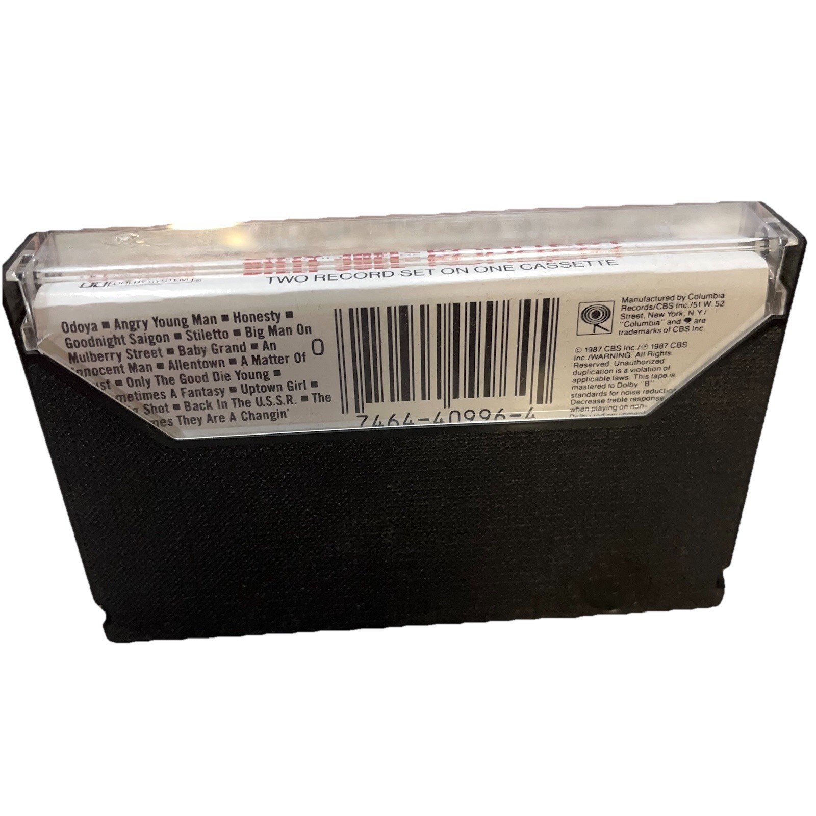 Billy Joel Bridge & Kohuept 2 Cassette Tape Lot thumbnail 5