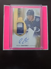THE CUP 2021-2022 Gold Foil ROSS COLTON ROOKIE Auto Patch/24