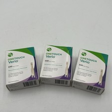 300 Count One Touch Verio Glucose Blood Test Strips Exp 1/31/2027