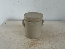 Alter kleiner Kräutertopf Shabby Frankreich Marmeladentopf Ton Brocante Landhaus