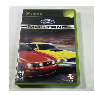2K Games Ford Mustang: The Legend Lives Xbox Manual Multiplayer E Racing 2005