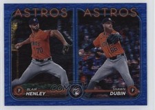 2024 Update Rookie Combo Blue Holo Foilboard /999 Blair Henley Shawn Dubin 10ps