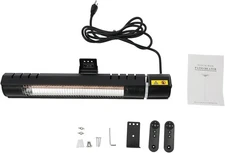 Infrared Heater, Wall Mounted Electric Patio Heater Intelligent Timing & Remote