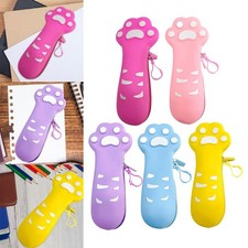 Silicone Pencil Case Primary School Student Gift with Zipper Stationery Bag