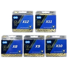 KMC 6 7 8 9 10 11 12 Speed Bike Chain MTB Road 116L 118L with 2x Missing Link