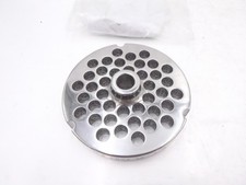 Edge 32-3/8" Grinder Plate with Hub 3/8" Holes fits on 32 Meat Grinders