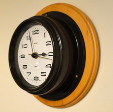 Metamec Vintage Ship Marine Style Wall Clock Retro Working Made In England