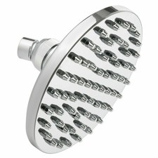 Chrome Round Shower Head Large Fixed Rainfall Swivel Replacement 150mm