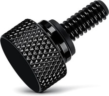 Black Stainless Seat Bolt Screw 1/4"-20 Thread Compatible with 1996-2025 Black