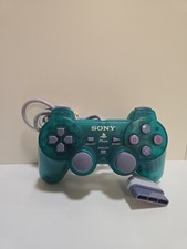 Playstation Emerald Green clear Sony PS1 Official Controller