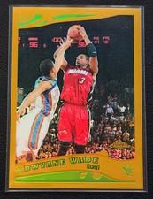DWYANE WADE BGS 2005 TOPPS CHROME #51 GOLD REFRACTOR 11/99 HEAT