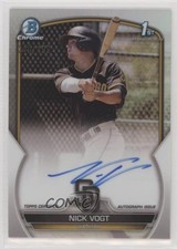 2023 Bowman Chrome Prospect Auto Refractor 340/499 Nick Vogt #CPA-NV Auto 1u6
