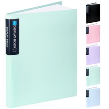 Sooez Art Portfolio 9x12, 40 Pockets Large Folder Display 80 Pages, Heavy Dut...