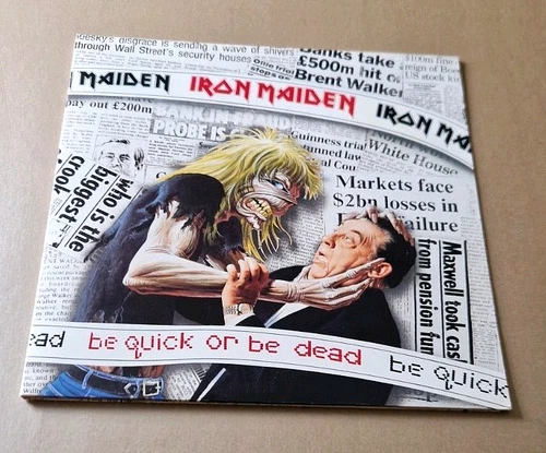 IRON MAIDEN~~BE QUICK OR BE DEAD~~1992~~MAXI DISC~~EMI RECORDS