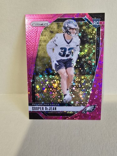 Cooper DeJean [Pink] #321 2024 Panini Prizm No Huddle card