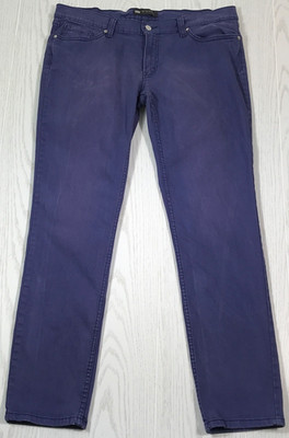 Levi's 524 Too Superlow Jeans Women 17 Purple Cotton Blend Mid Rise Stretch