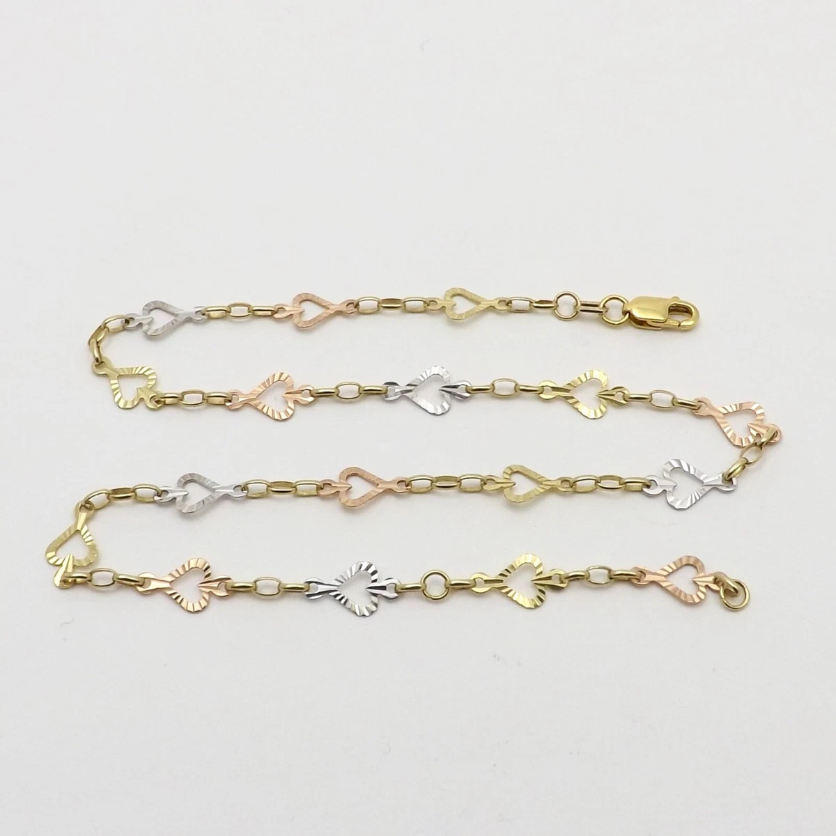 Heart link anklet deals