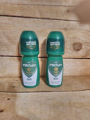 Mitchum Roll-On Antiperspirant Deodorant Men, Unscented 3.4 oz. 48 HR Protection