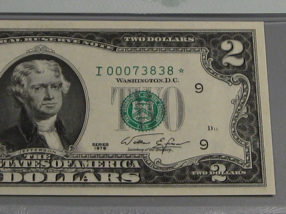 GEM CU ⭐️ 1976 # I 00073838 ⭐ Minneapolis FRN Note PMG 65 EPQ. #44 - Image 3 of 4