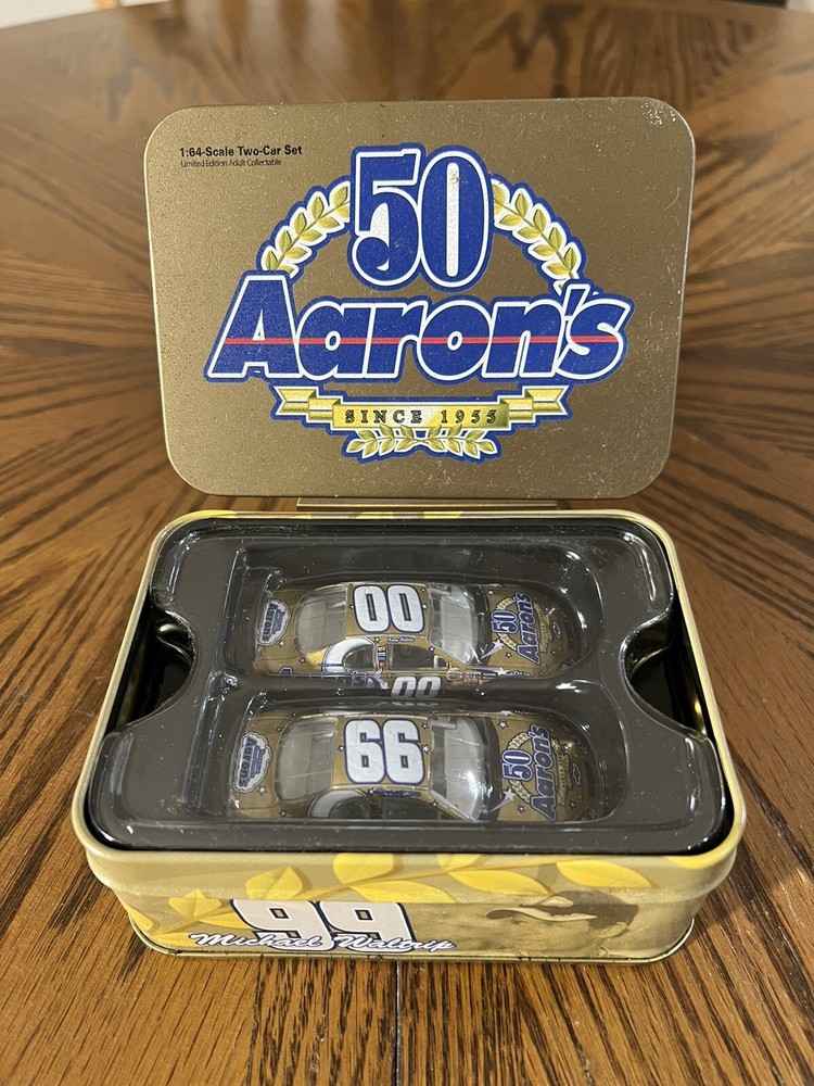 Aaron 50th Anniversary 1:64 Kenny Wallace & Michael Waltrip 2 Car Set CM71037