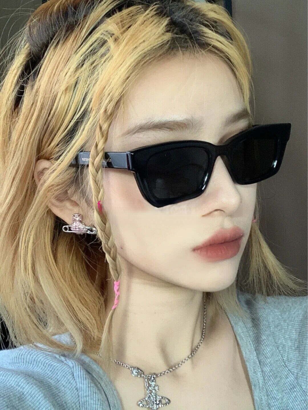 2024 GentleMonster Sunglasses Jennie - 1996 01 Black Frame Black Lenses