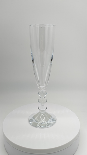 BACCARAT Francia Dos Vasos de Cristal VEGA FLAUTAS DE CHAMPÁN Vasos - Vídeo 1 de 1