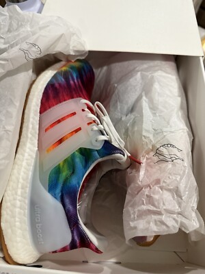 Size 9 - adidas Nice Kicks x UltraBoost Consortium Woodstock - White