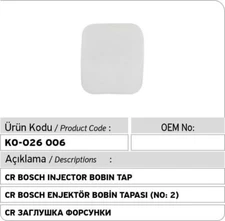 25 PCS X Bosch Common Rail Injector Selonoid Protection Cap 6000900359