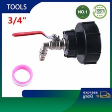 Adattatore IBC S100x8 S60X filettatura grossolana 3/4" valvola a sfera valvola di scarico serbatoio acqua piovana