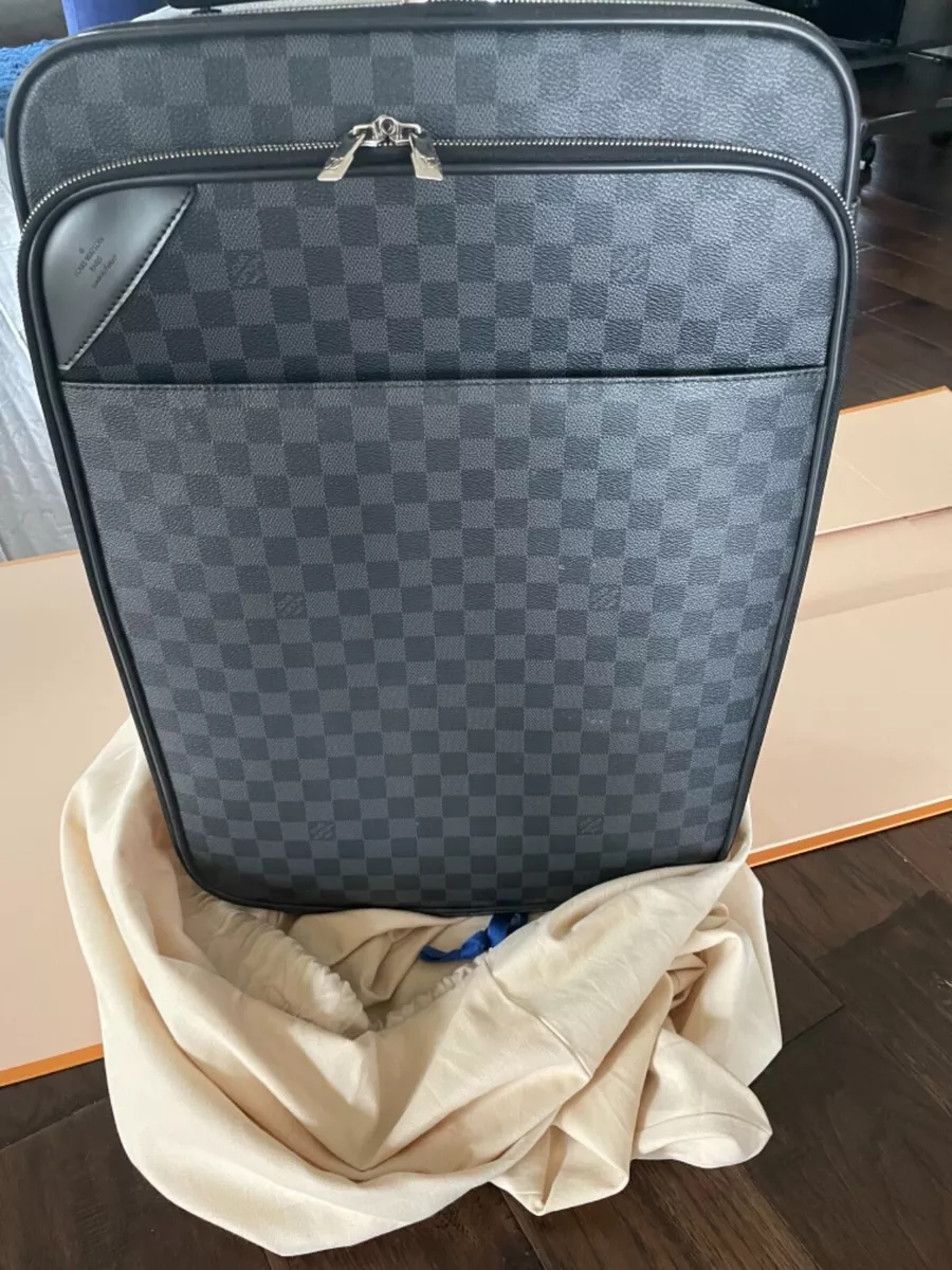 Louis Vuitton Horizon Damier Graphite Aluminium 55 Black Grey