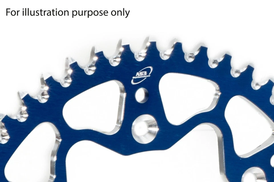 PIÑÓN TRASERO AS3 para TM MX EN 125 144 250 300 450 530 1999-2020 49T Foto 3 de 4