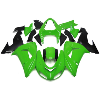 Injection Green Fairing Kit for Kawasaki Ninja ZX10R 2006 2007 Plastic Bodywork