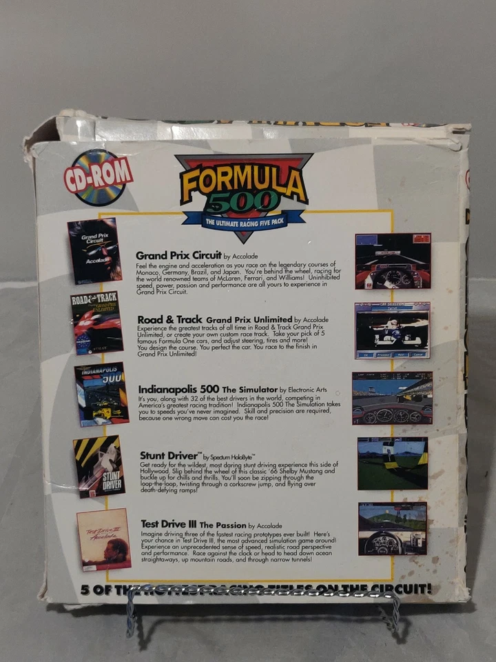 Formula 500 Ultimate Racing Five Pack BIG BOX COMPLETE - Image 2 of 3