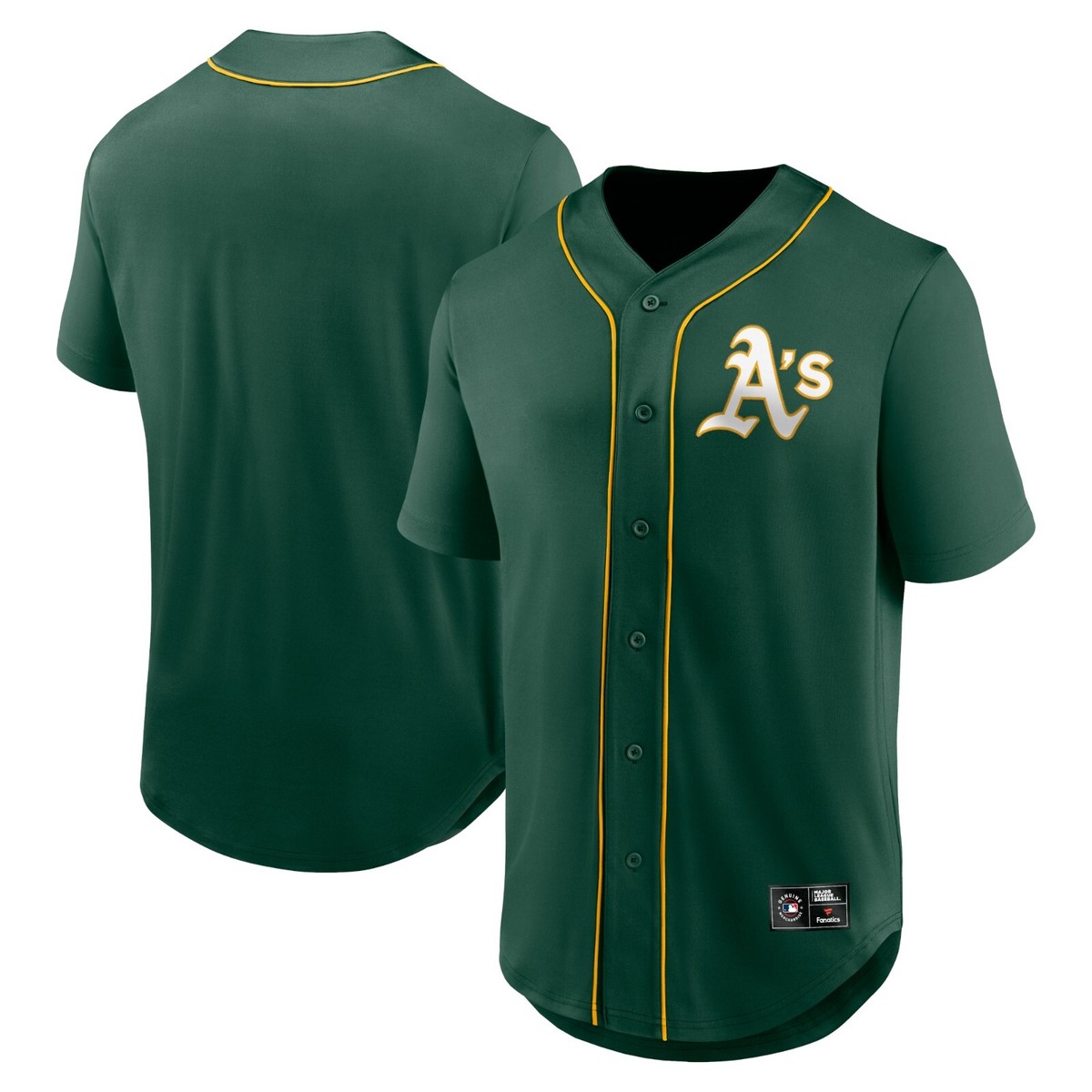 MLB Trikot Oakland Athletics A's Core Foundation grün Poly