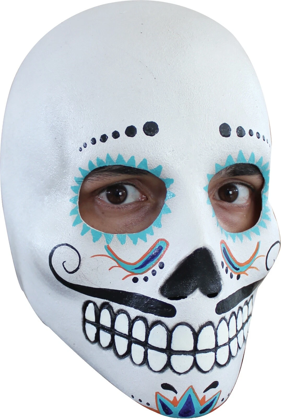 Halloween Hombres Día de los muertos máscaras y antifaces de Disfraz