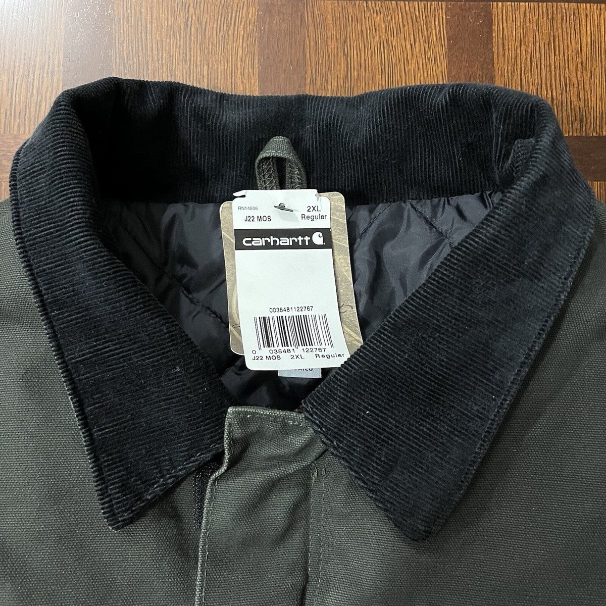 NWT Carhartt Jacket J22 Mos Moss Green Olive Vintage Style NWT Carhartt Jacket J22 Mos Moss Green Olive Vintage Style