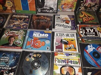 LOT OF 39 rare PC CD-ROM Video games world of warcraft,everquest+++MORE  ☆162F