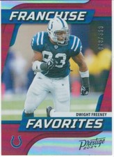 2024 Panini Prestige #4 Dwight Freeney Franchise Favorites Xtra Points Red #/399