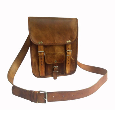 New Soft Goat Leather Messenger Briefcase Laptop Men Handbag Shoulder Bag New