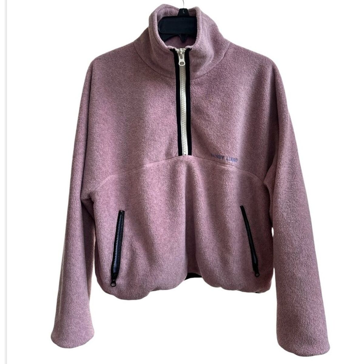 Sandy Liang Bean Pullover Fleece in Polar Pink - Size S | eBay Sandy Liang Bean Pullover Fleece in Polar Pink - Size S | eBay