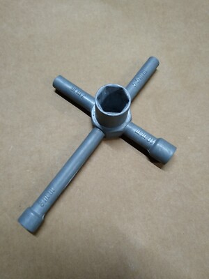 Thunder Tiger 5-Face Nut Socket Wrench Multi tool, 5, 5.5, 7, 8, 10, 17mm