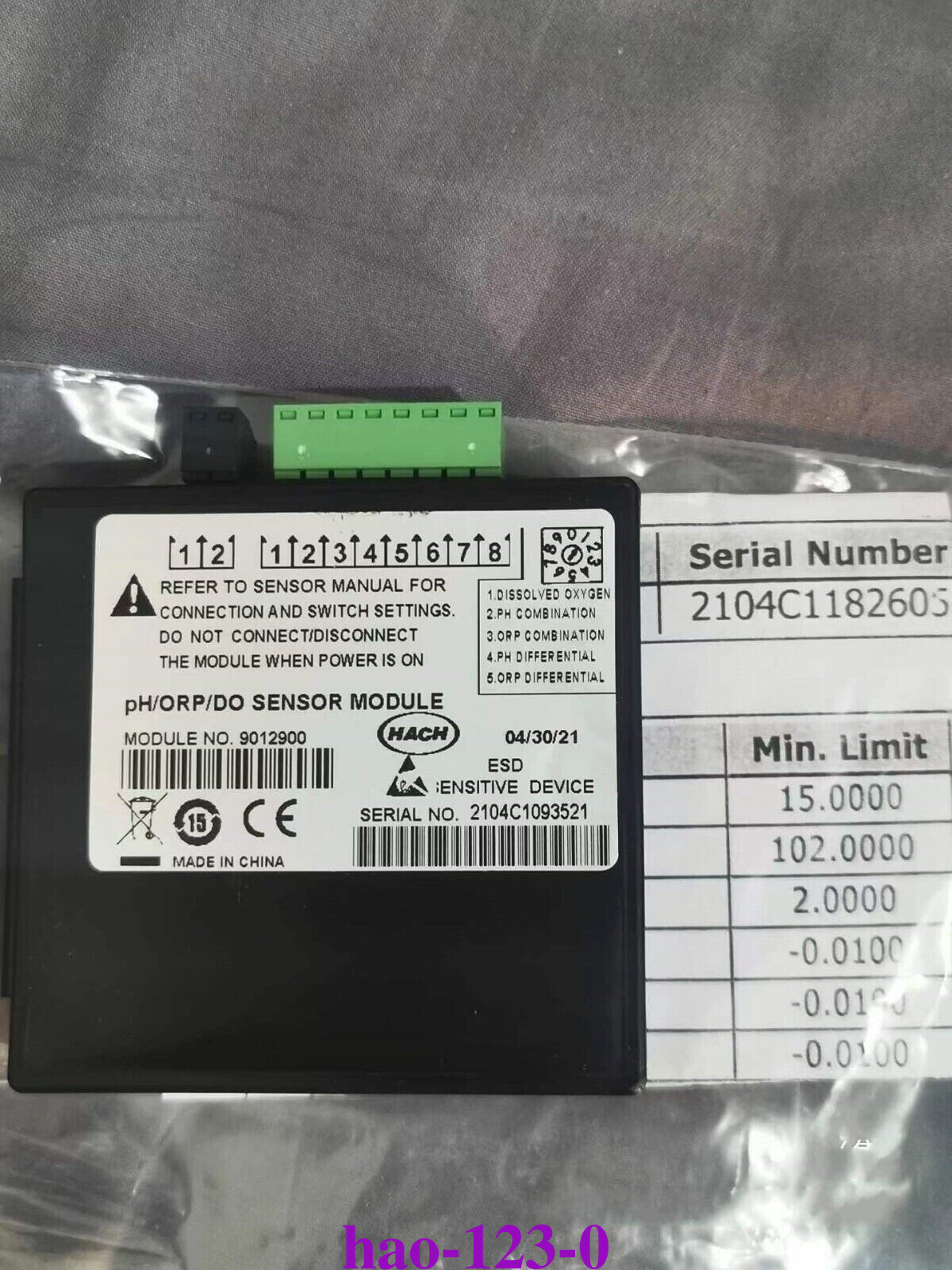 Sc200 Sensor New HACH SC200 meter PH/ORP/DO sensor module 9012900 Expedited Shipping ...