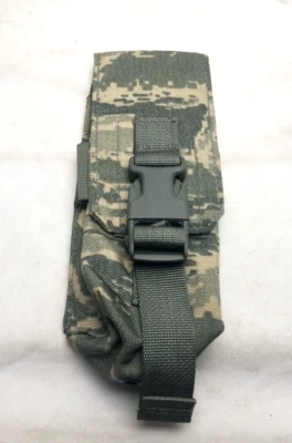 GENUINE U.S. MILITARY ISSUE USAF ABU Double Stack Single MOLLE Magazine Rifle Mag Pouch US Tiger Stripe NEW