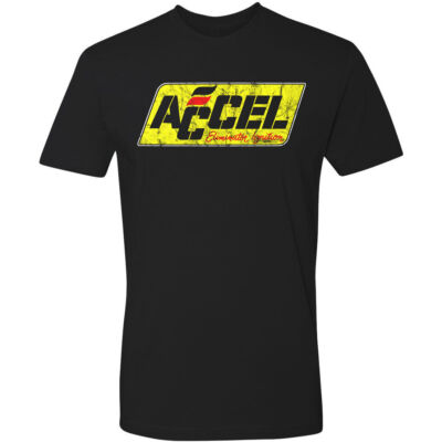 Retro Hot Rod Tee T Shirt Accel Eliminator Ignition Speed Shop Garage Mechanic